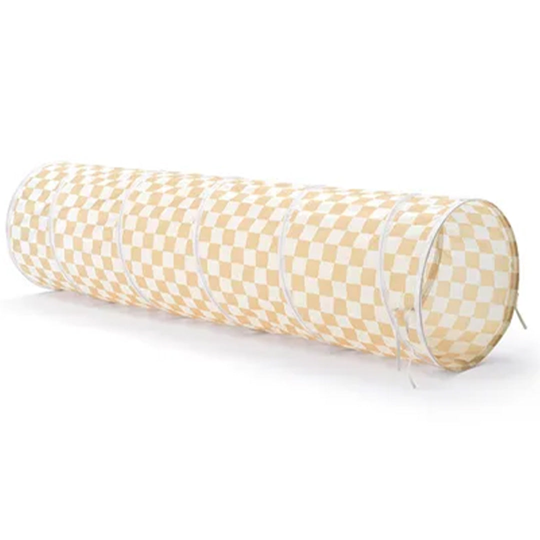 kids concept speeltunnel check - yellow - 180 cm | 1000933 | 1