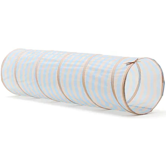 kids concept speeltunnel stripe - light blue - 180 cm | 1001053 | 1