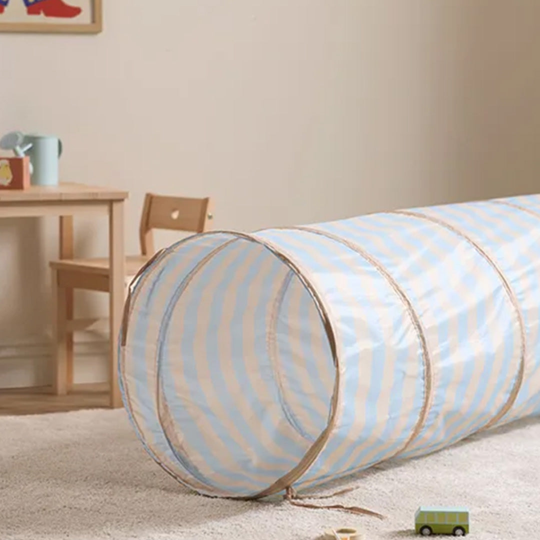 kids concept speeltunnel stripe - light blue - 180 cm | 1001053 | 2