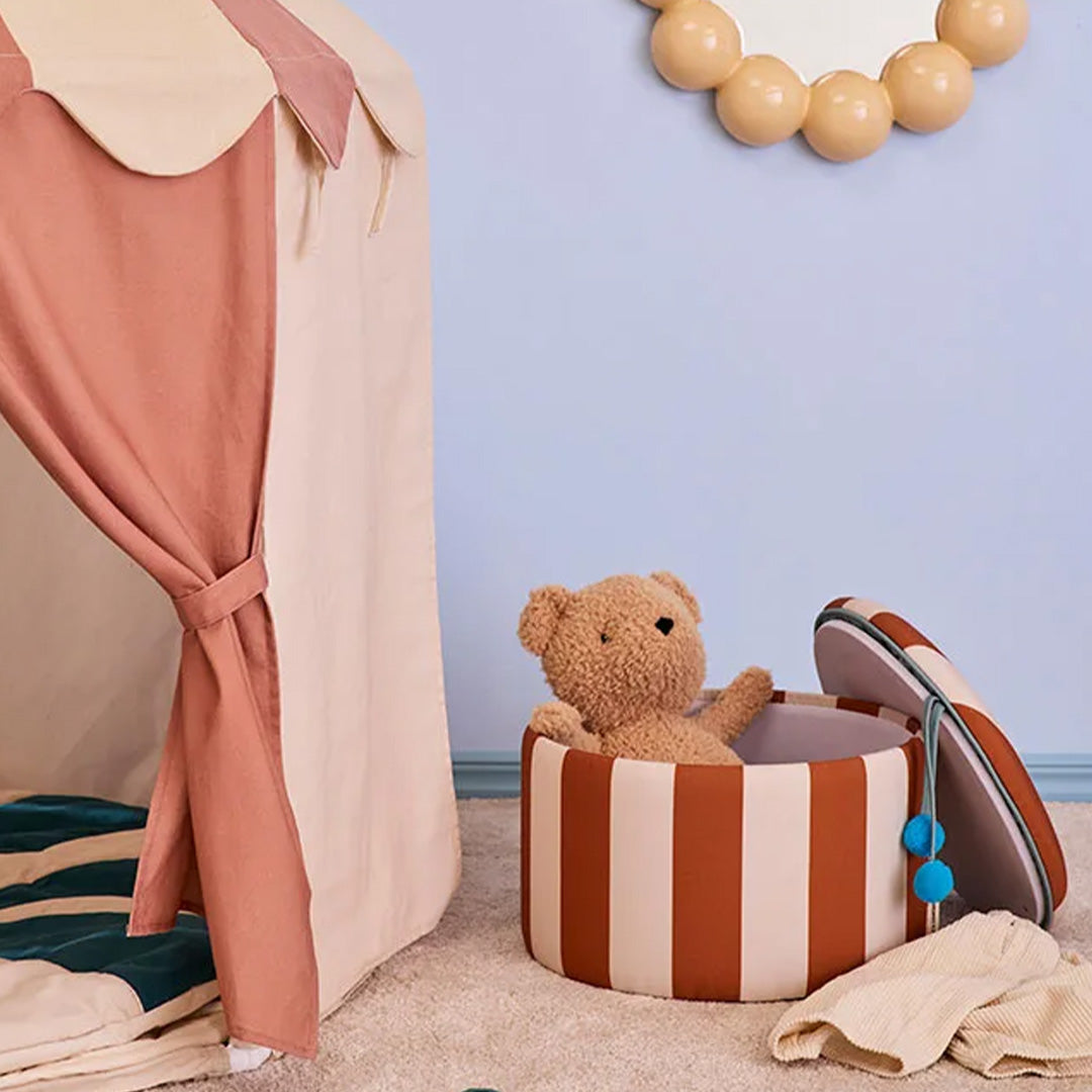 kids concept opbergpoef - brown | 1001082 | 3