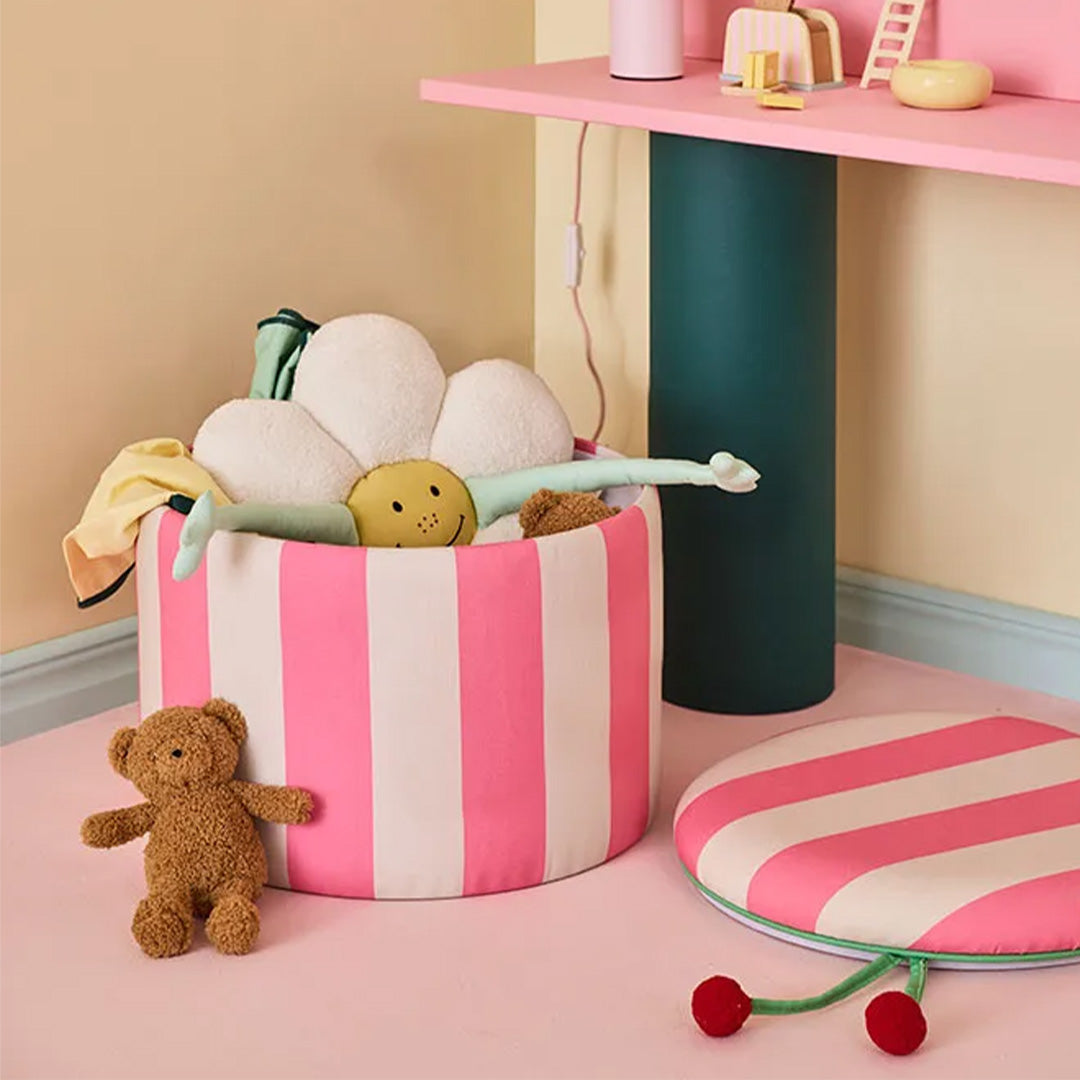 kids concept opbergpoef - pink | KIDS1001067 | 2