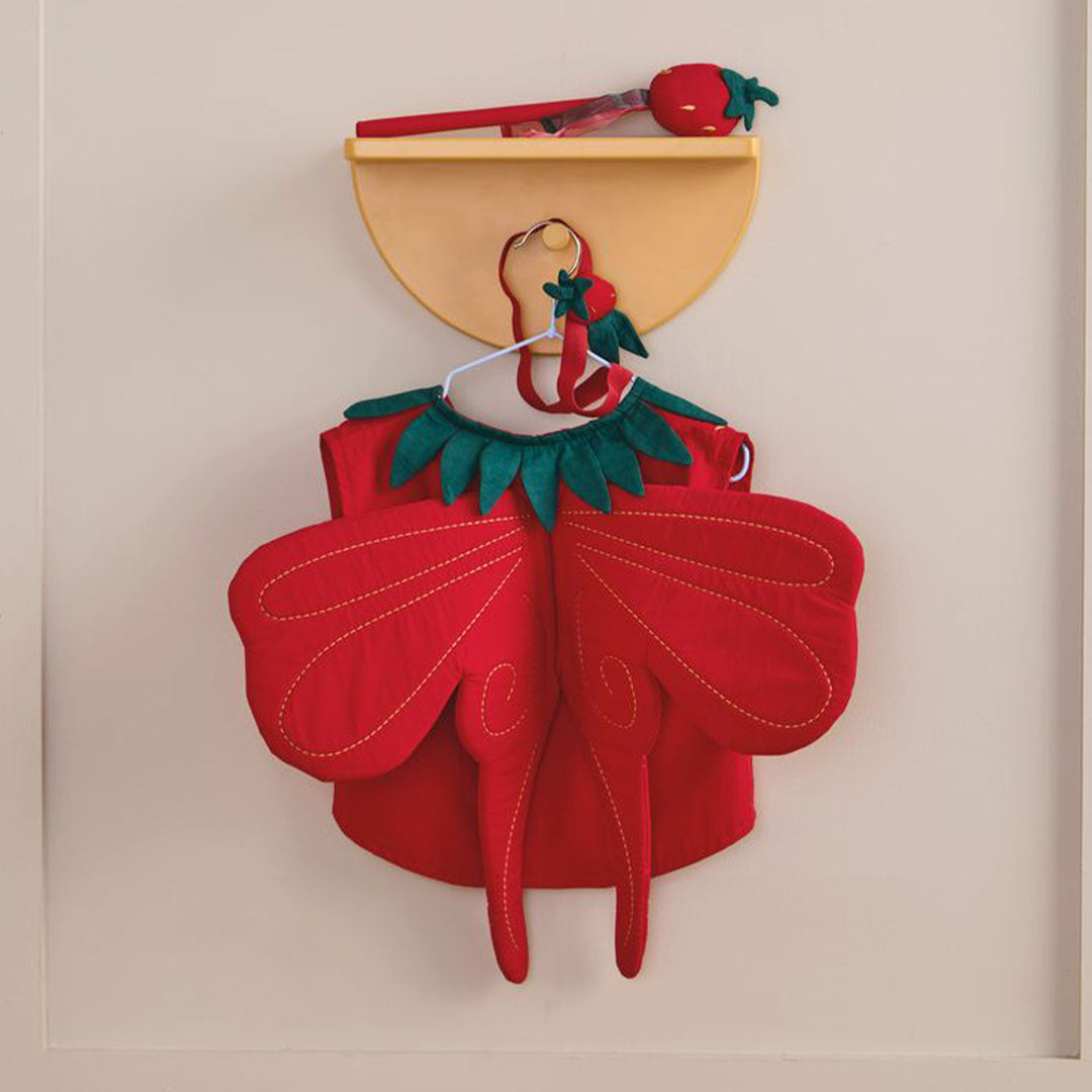 kids concept verkleedkleding aarbeien fee - 3-4 jaar | KIDS1001011 | 3