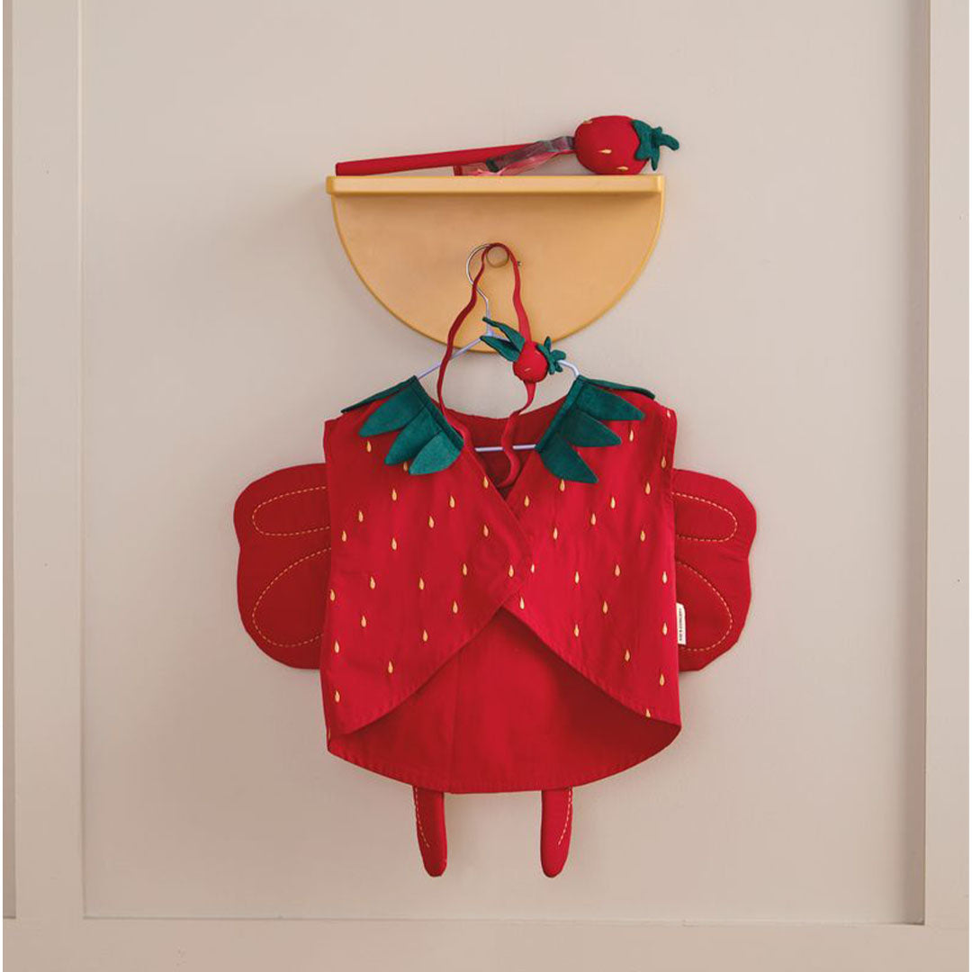 kids concept verkleedkleding aarbeien fee - 3-4 jaar | KIDS1001011 | 4