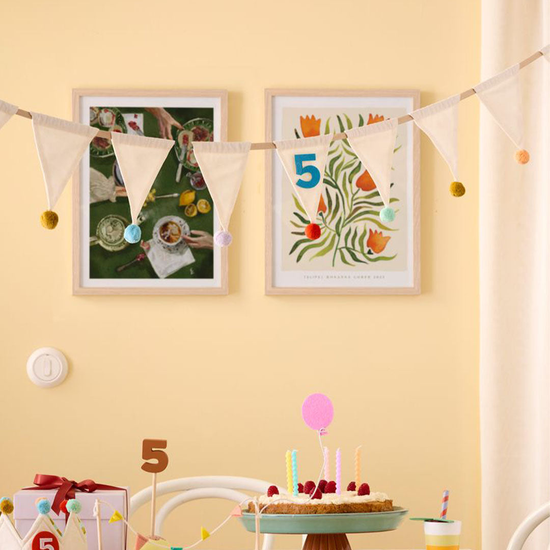 kids concept vlaggenslinger met cijfers | KIDS1001040 | 4