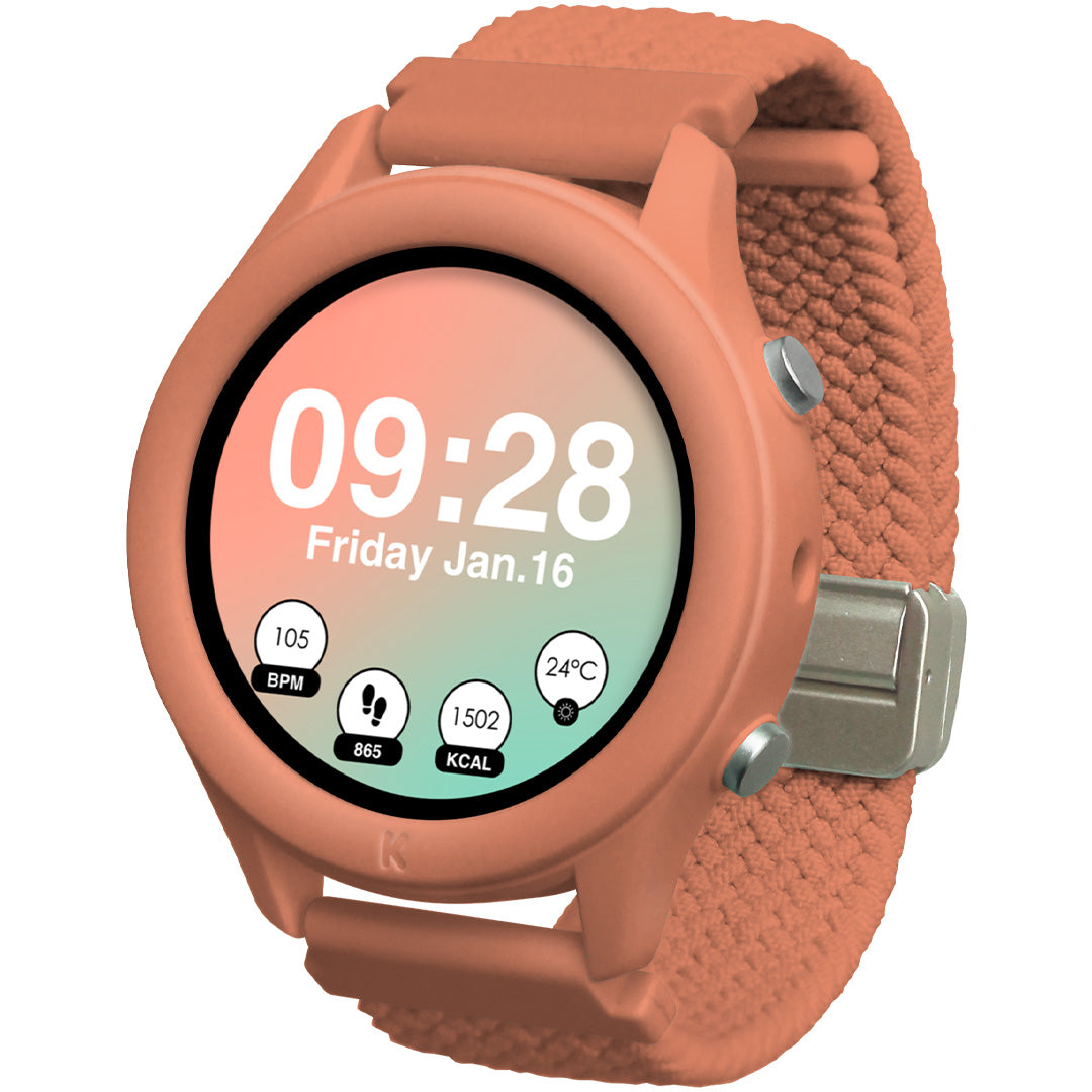 K-WATCH-CO | kidywolf k-watch interactief horloge - coral | 1