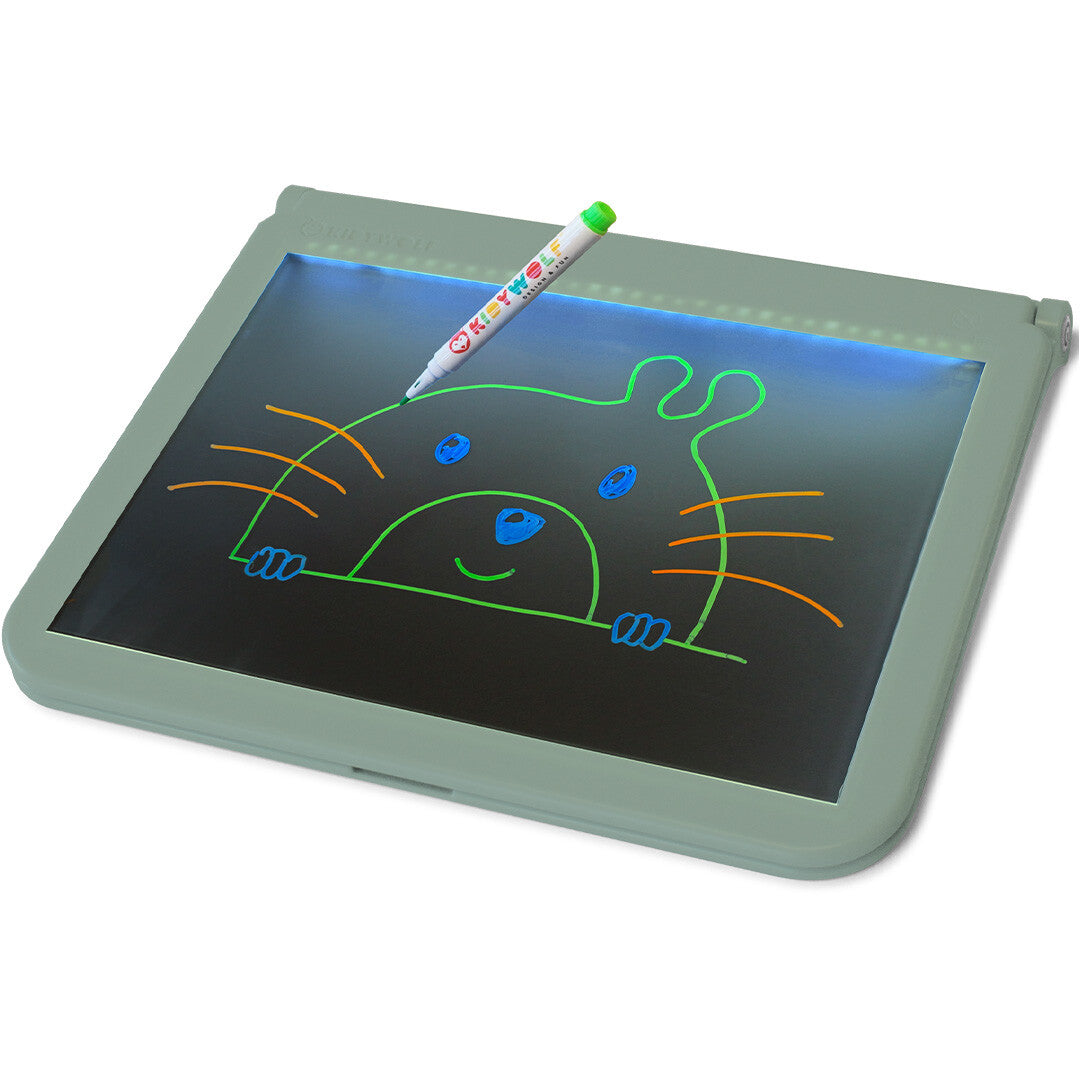 kidywolf markeerstiften voor tekenbord kidydraw pro - rgbo - 4st | KIDYMARKER-RGBO | 3
