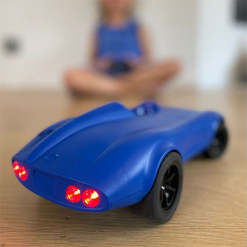 kidywolf radiografisch bestuurbare raceauto - blauw | KIDYCAR-BU | 4