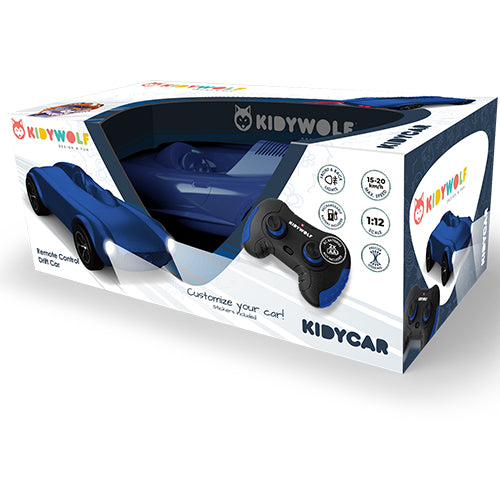 kidywolf radiografisch bestuurbare raceauto - blauw | KIDYCAR-BU | 5