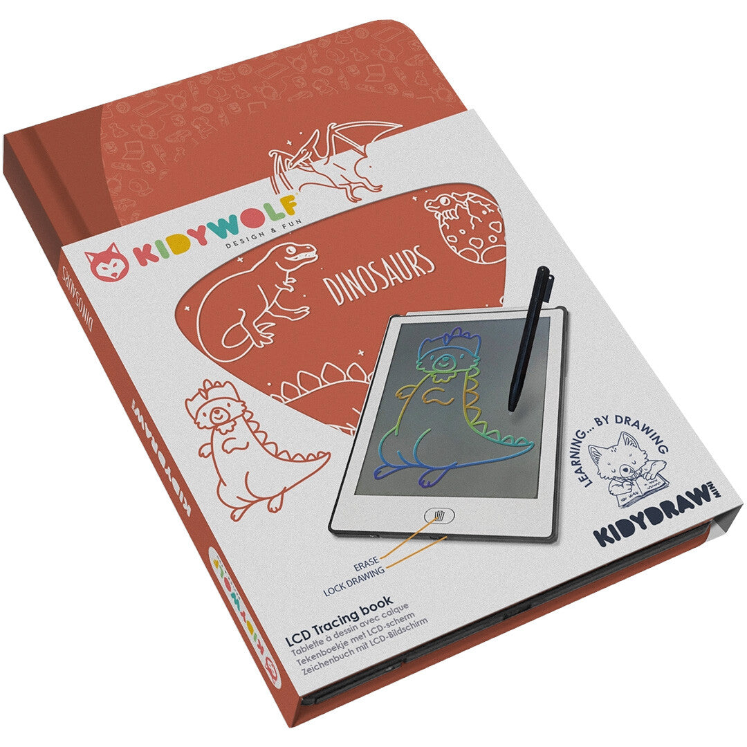 kidywolf tekenbord kidydraw mini - dinosaurussen | KIDYDRAW-MINI-DIN | 0