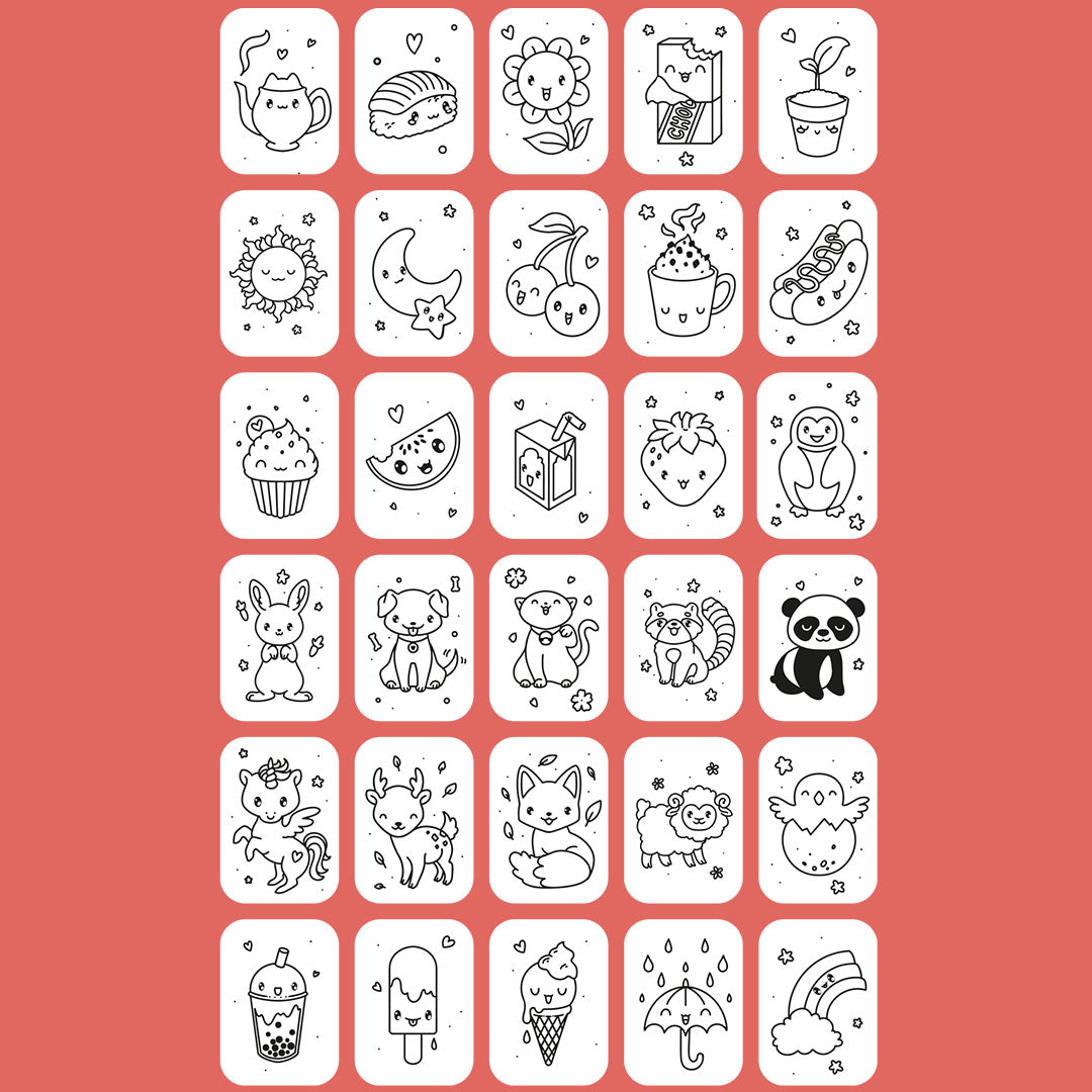 kidywolf tekenbord kidydraw mini - kawai | KIDYDRAW-MINI-KAW | 5