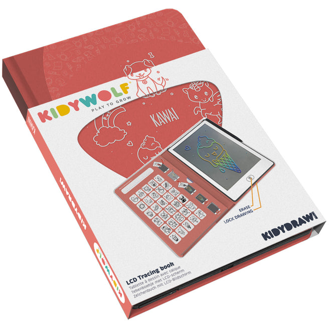 kidywolf tekenbord kidydraw mini - kawai | KIDYDRAW-MINI-KAW | 1