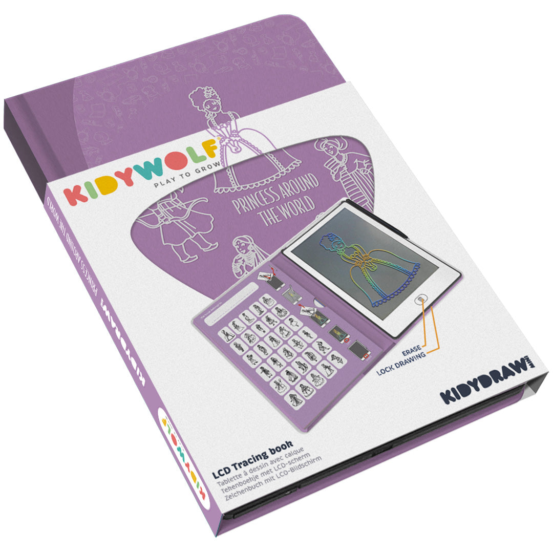 kidywolf tekenbord kidydraw mini - prinses | KIDYDRAW-MINI-PRI | 1