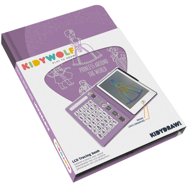 kidywolf tekenbord kidydraw mini - prinses | KIDYDRAW-MINI-PRI | 1