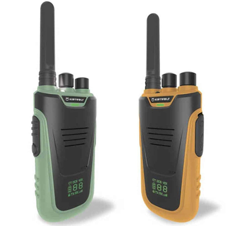 kidywolf walkie talkie - groen mosterd | KIDYTALK-GO | 0