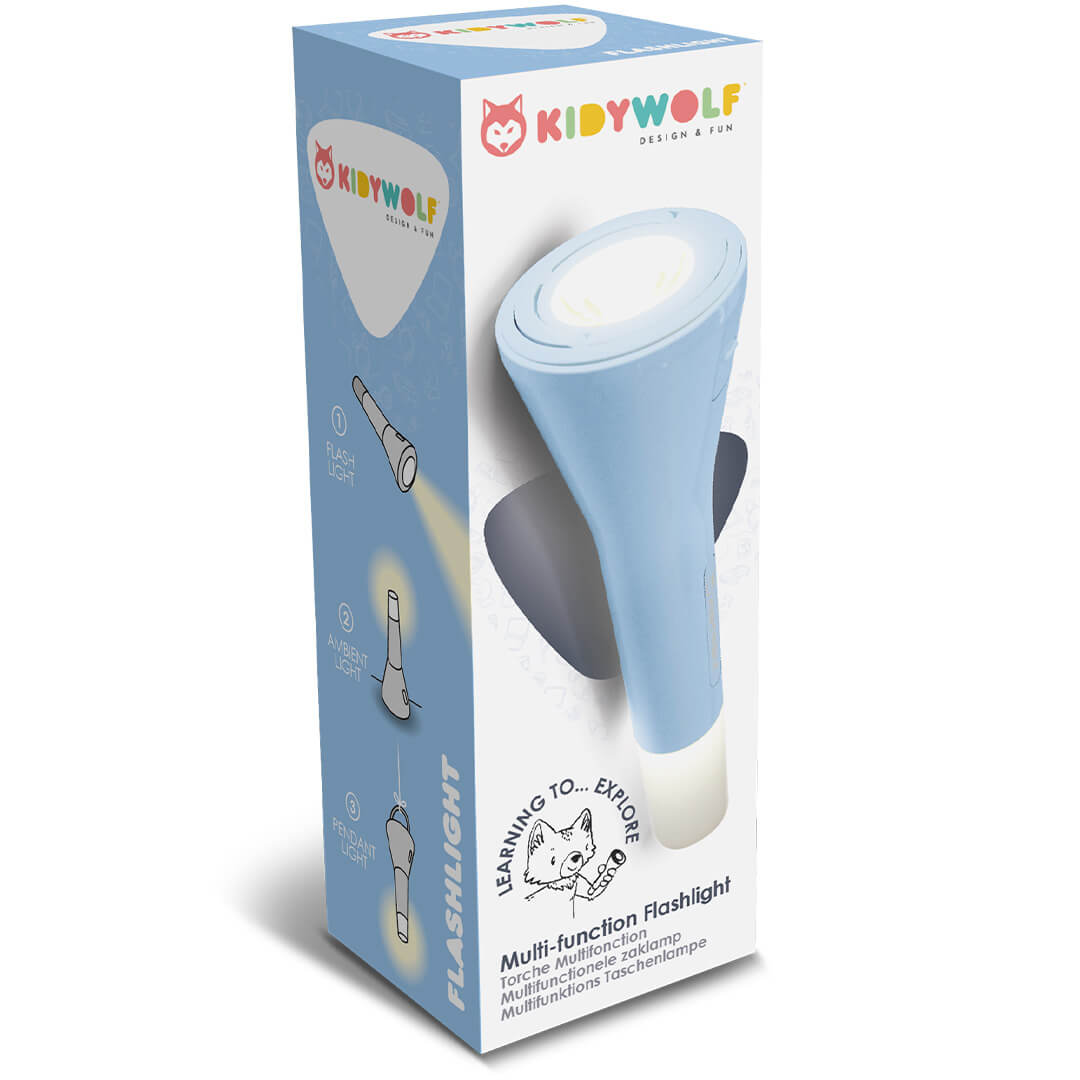 kidywolf zaklamp kidytorche - blauw | FLASHLIGHT-BU | 3