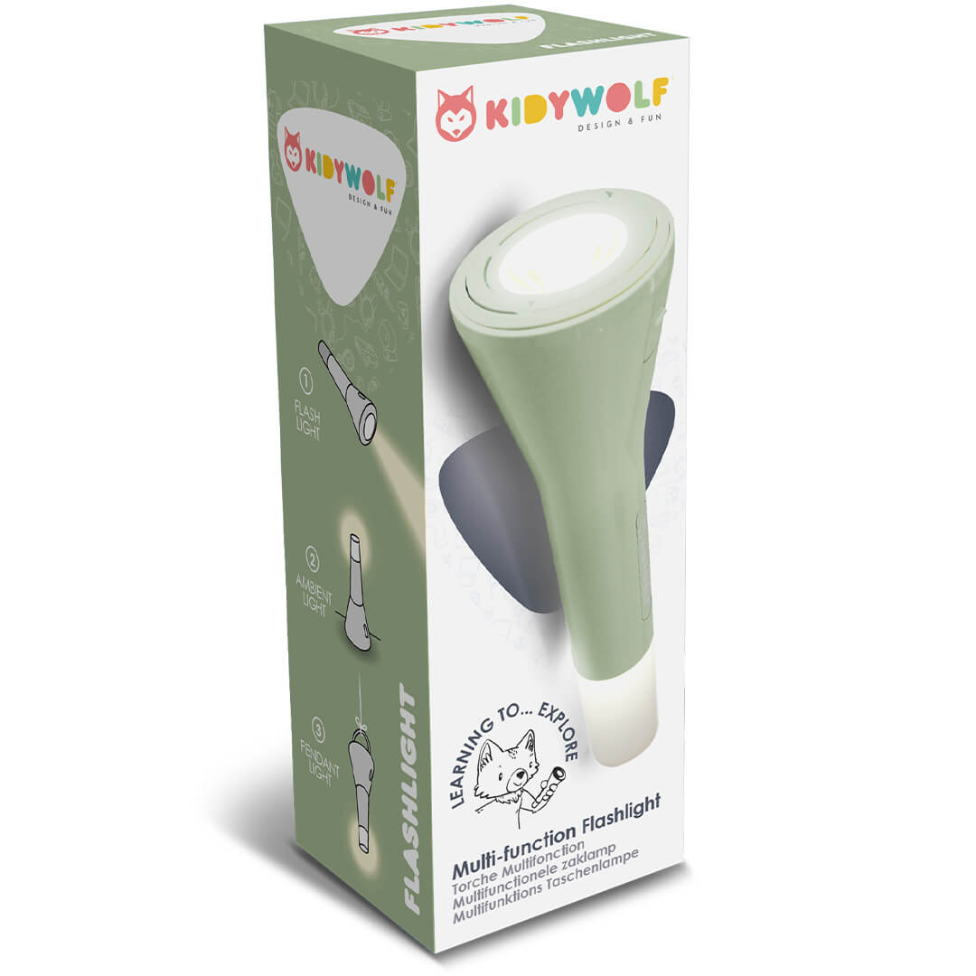 kidywolf zaklamp kidytorche - groen | FLASHLIGHT-GR | 3