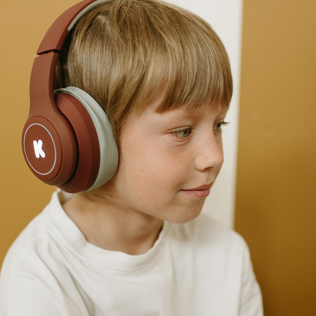 kidywolf draadloze kinderkoptelefoon k-ears - rood | K-EARS-BT-RD | 1