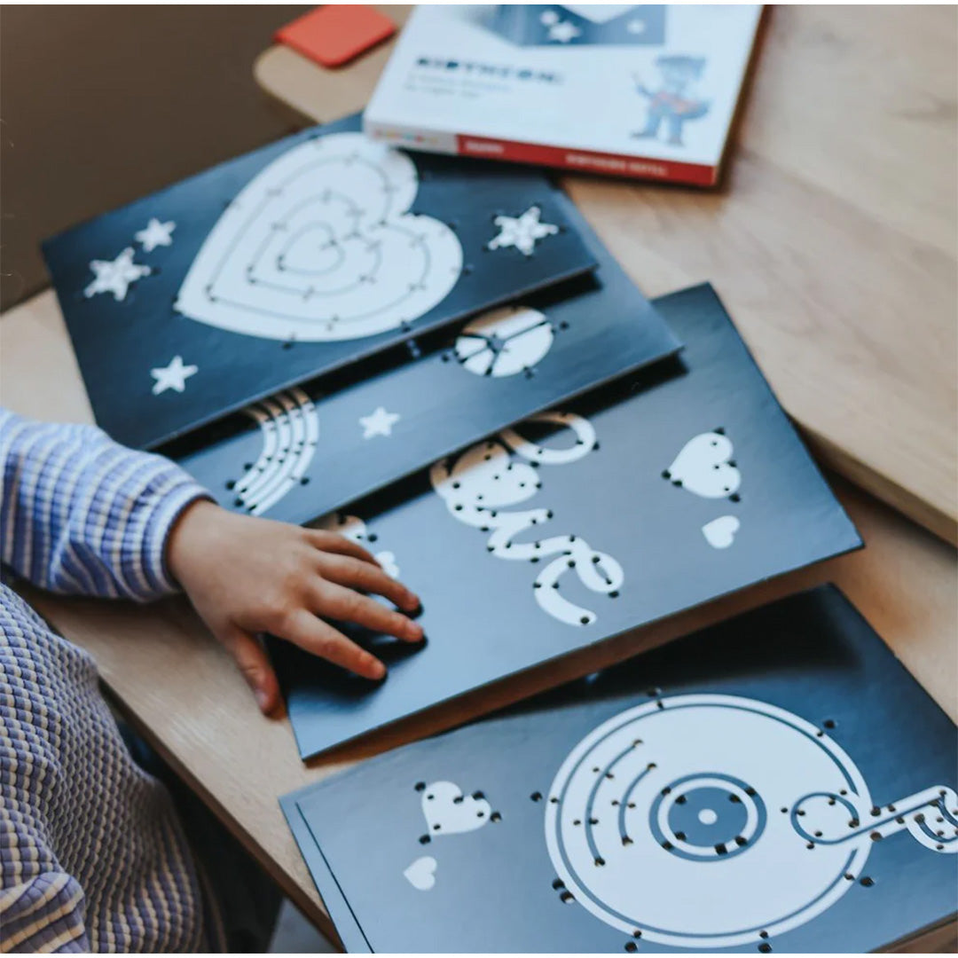 kidywolf extra borden voor kidyneon - happy - 5st | REFIL-KIDYNEON-HAPPY | 2