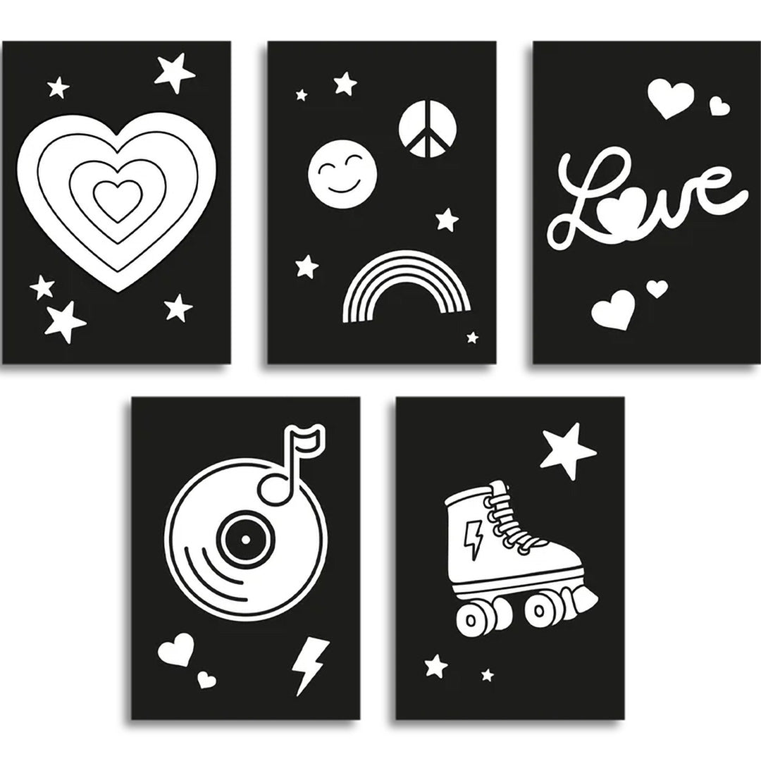 kidywolf extra borden voor kidyneon - happy - 5st | REFIL-KIDYNEON-HAPPY | 4