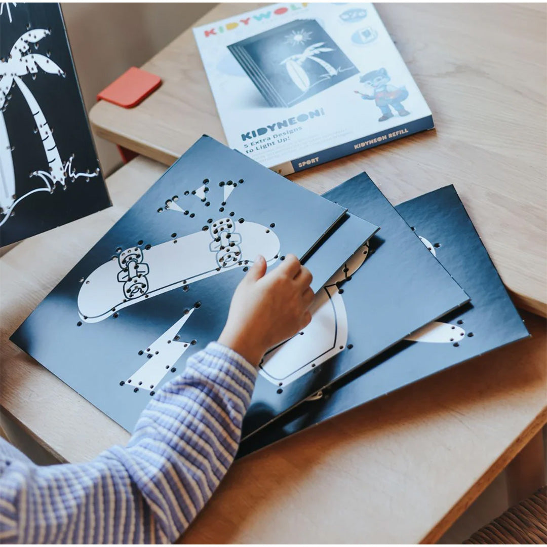 kidywolf extra borden voor kidyneon - sport - 5st | REFIL-KIDYNEON-SPORT| 3