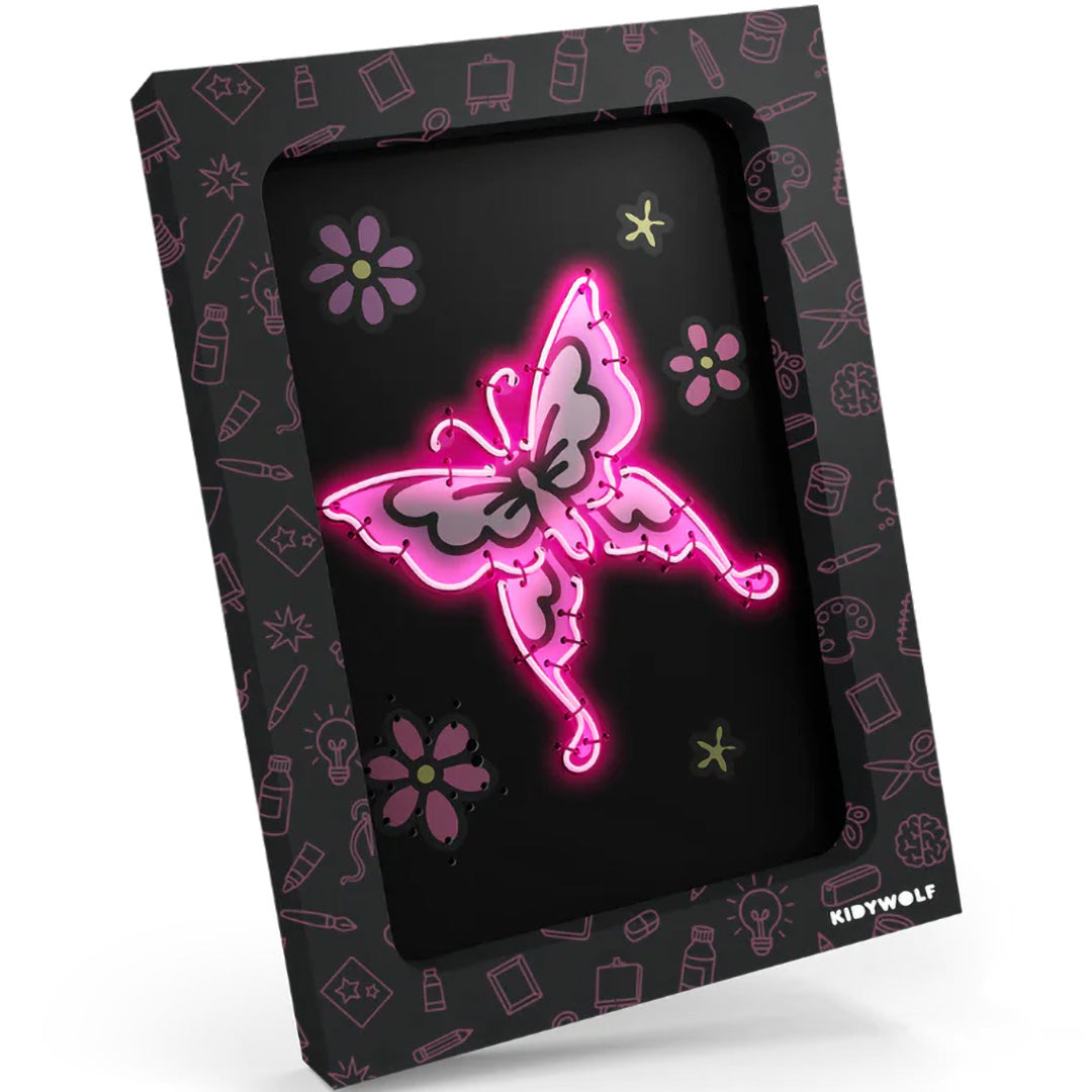 kidywolf kidyneon knutselpakket wanddecoratie - er was eens | KIDYNEON-OUT-PI | 1