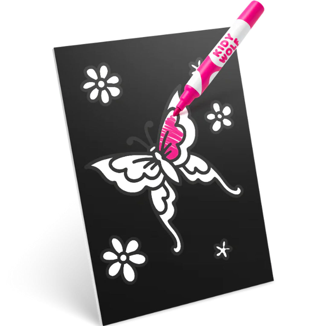 kidywolf kidyneon knutselpakket wanddecoratie - er was eens | KIDYNEON-OUT-PI | 5