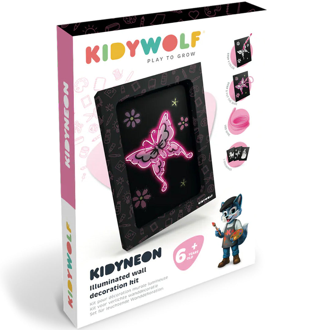 kidywolf kidyneon knutselpakket wanddecoratie - er was eens | KIDYNEON-OUT-PI | 8