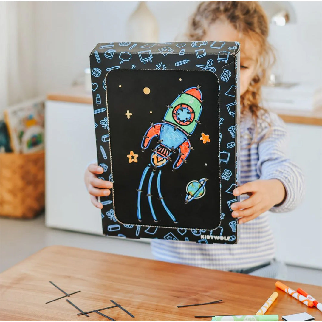 kidywolf kidyneon knutselpakket wanddecoratie | KIDYNEON-PACK | 7