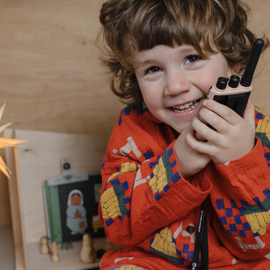 kidywolf kidytalk walkie talkie - groen roze | KIDYTALK-NC | 1
