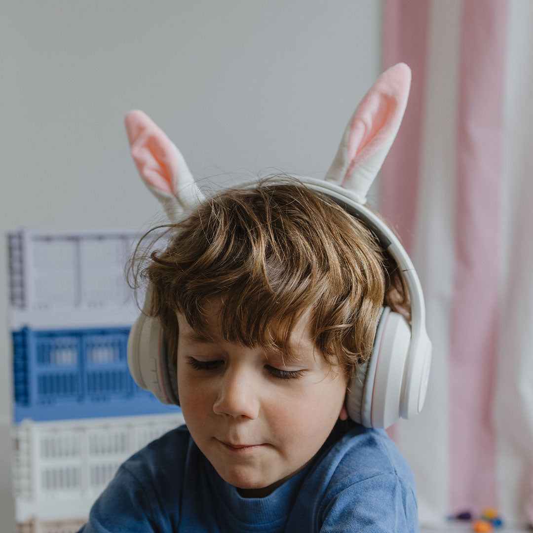 kidywolf kinderkoptelefoon kidyears - konijn - wit | KIDYEARS-BT-RAB | 1