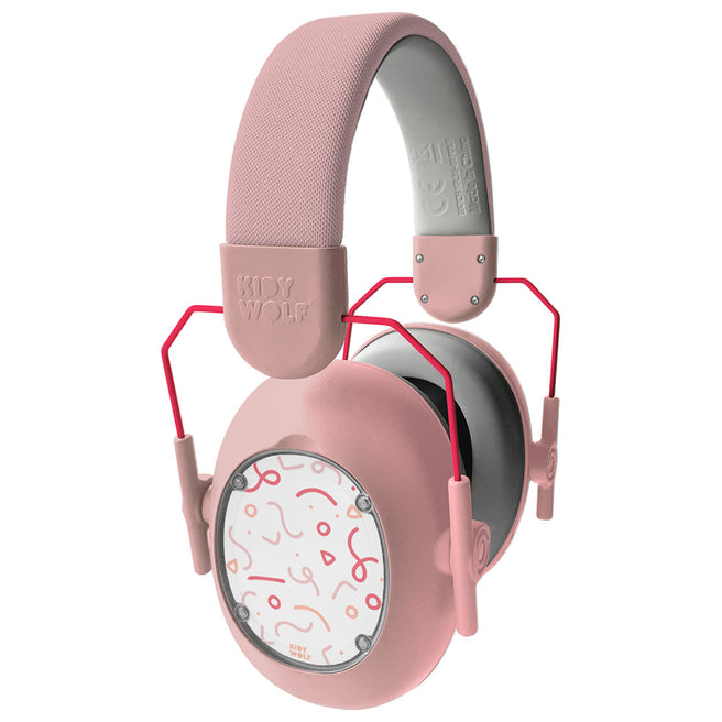 kidywolf noise cancelling koptelefoon - roze | KIDYNOISE-PI | 0