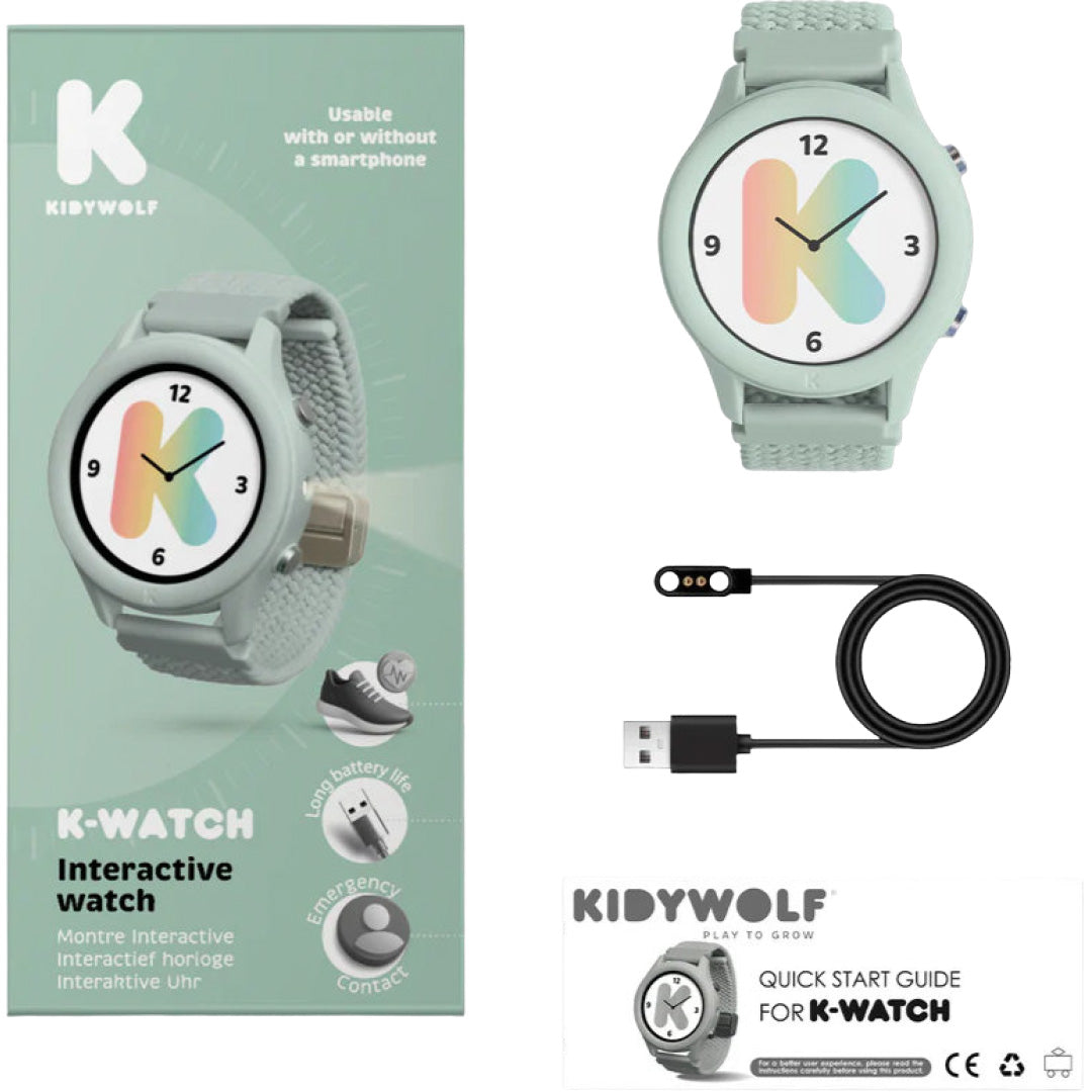 kidywolf k-watch interactief horloge - groen