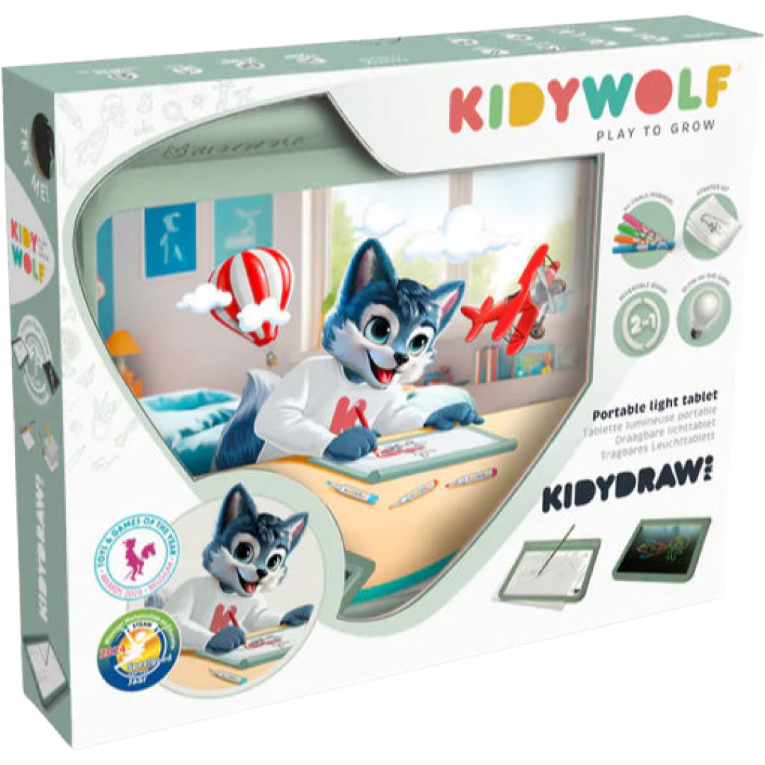 kidywolf tweezijdig tekenbord kidydraw pro | KIDYDRAW-PRO | 06