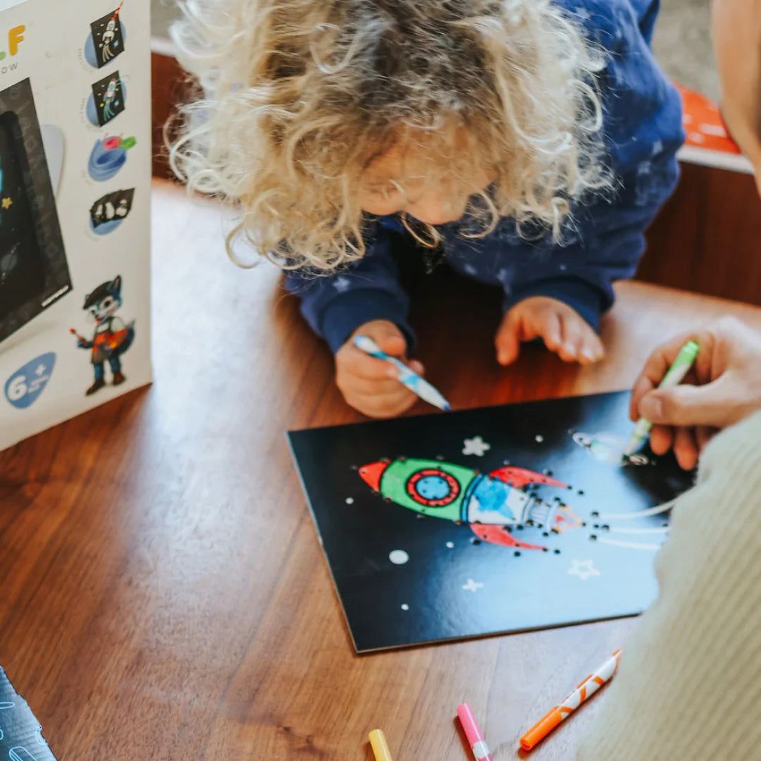 kidywolf kidyneon knutselpakket wanddecoratie | KIDYNEON-PACK | 2