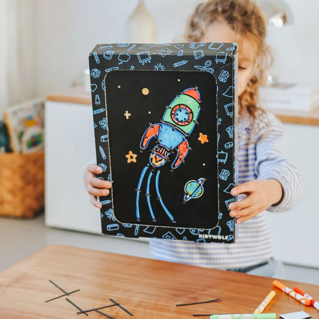 kidywolf kidyneon knutselpakket wanddecoratie | KIDYNEON-PACK | 6