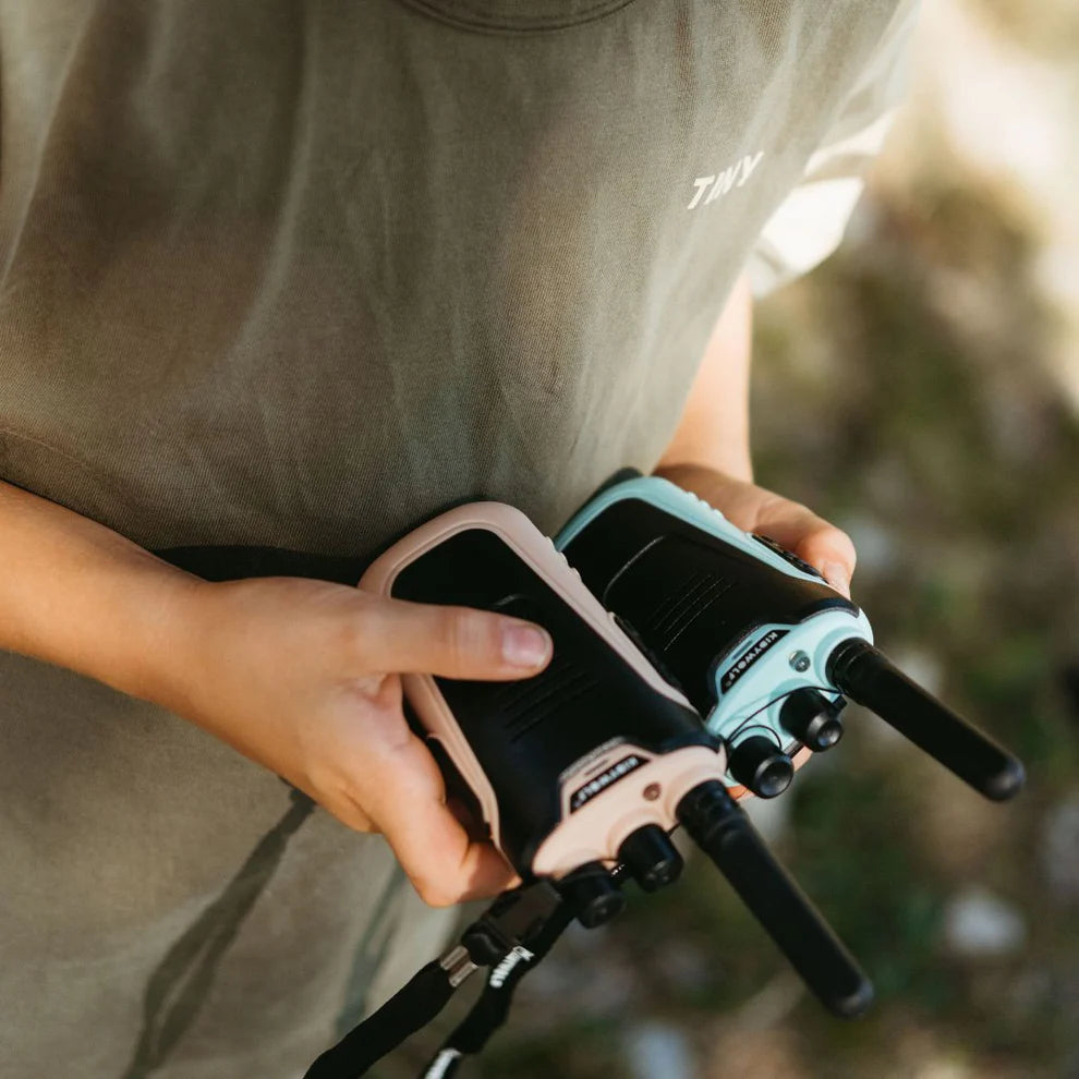 kidywolf kidytalk walkie talkie - groen roze | KIDYTALK-NC | 01