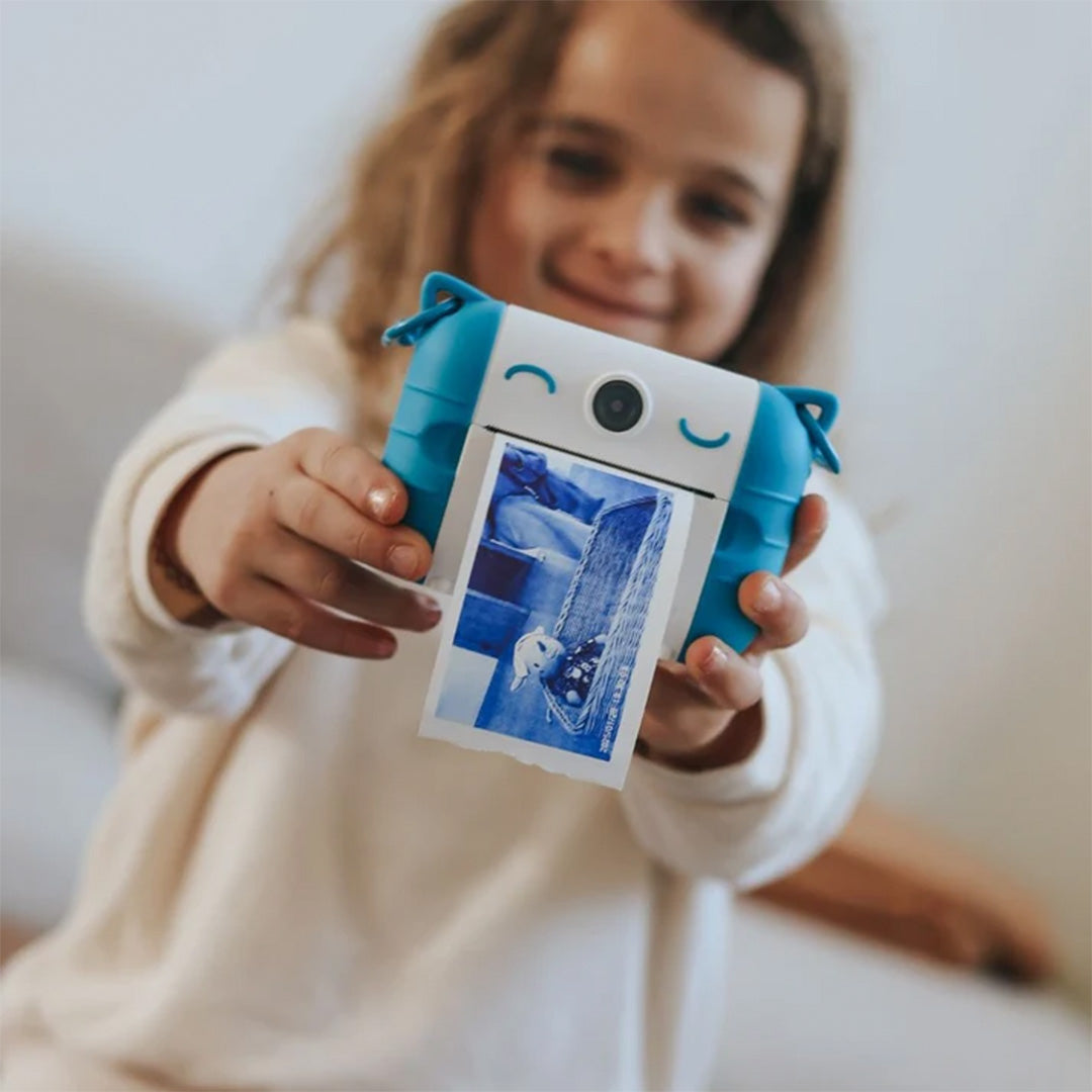 kidywolf kindercamera met thermische printer - blauw | KIDYPRINT-BU | 2