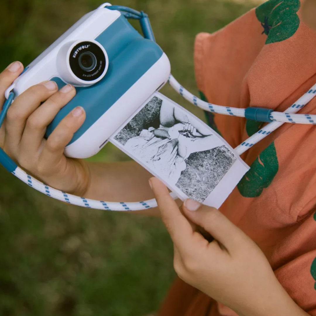 kidywolf kindercamera met thermische printer k-print - blauw | K-PRINT-BU | 03
