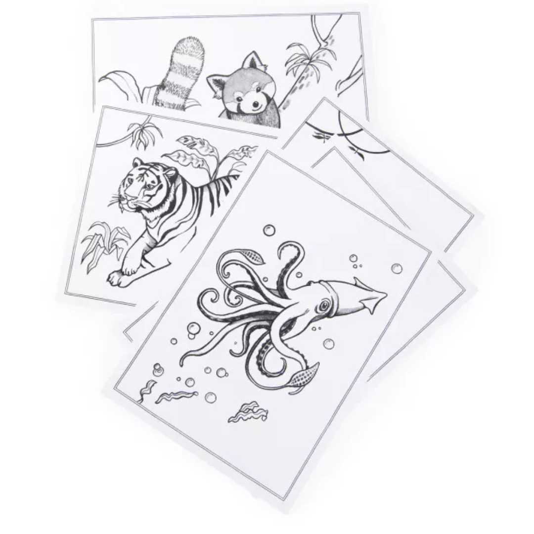 kidywolf x moulin roty tweezijdige tekentablet | 719200 | 3