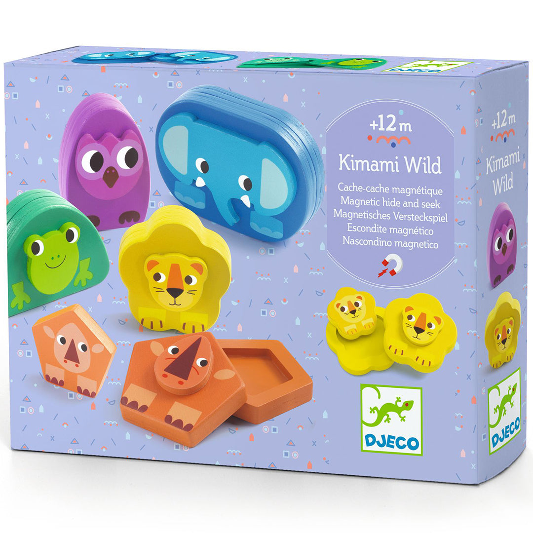 djeco magnetisch verstoppertje spel - kimami wild