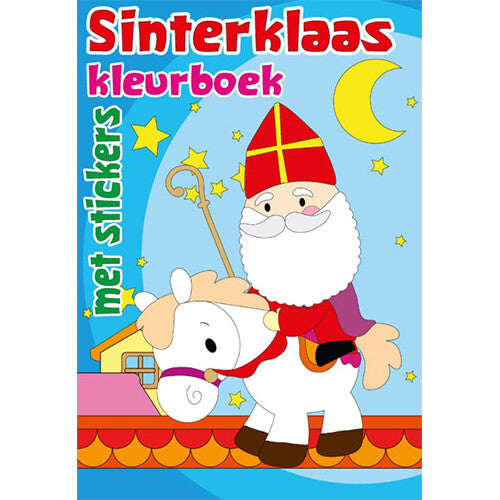 kleurboek sinterklaas met stickers | BS575971A | 0