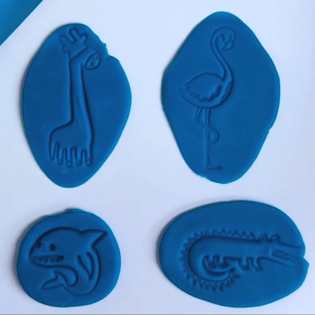 knetä uitsteekvormen boerderijdieren - 4st | 1967826 | 5