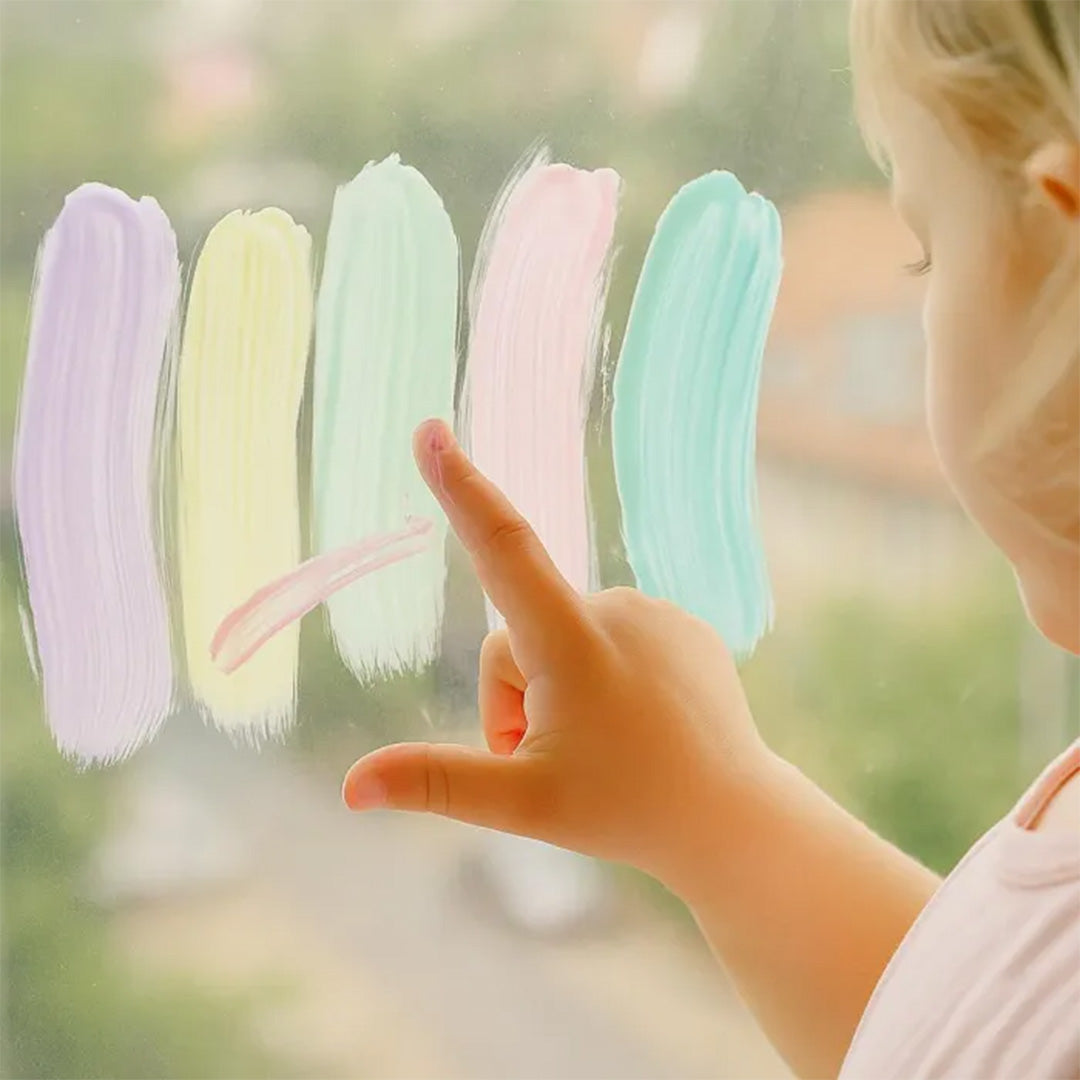 knetä vingerverf pastel - 6 kleuren | 1967885 | 5