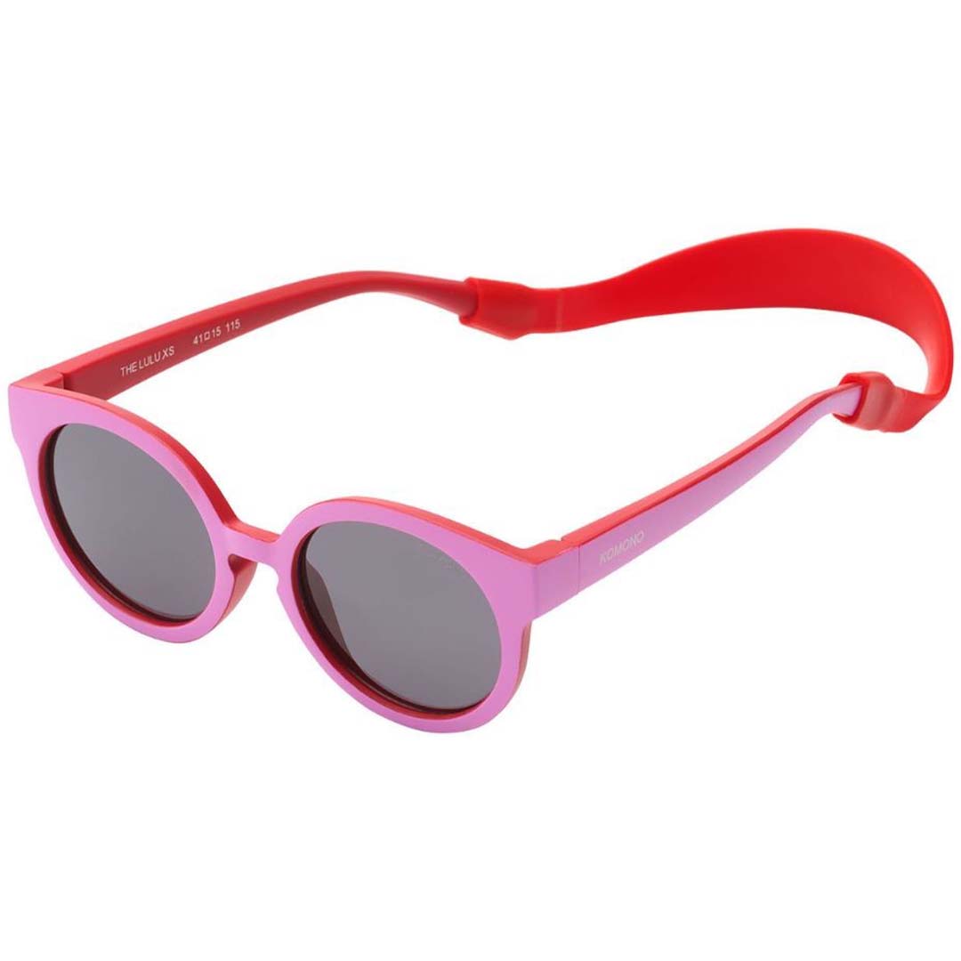 komono kinderzonnebril lulu - flamingo twins - 1-2 jaar | KOMO95.001.22 | 2
