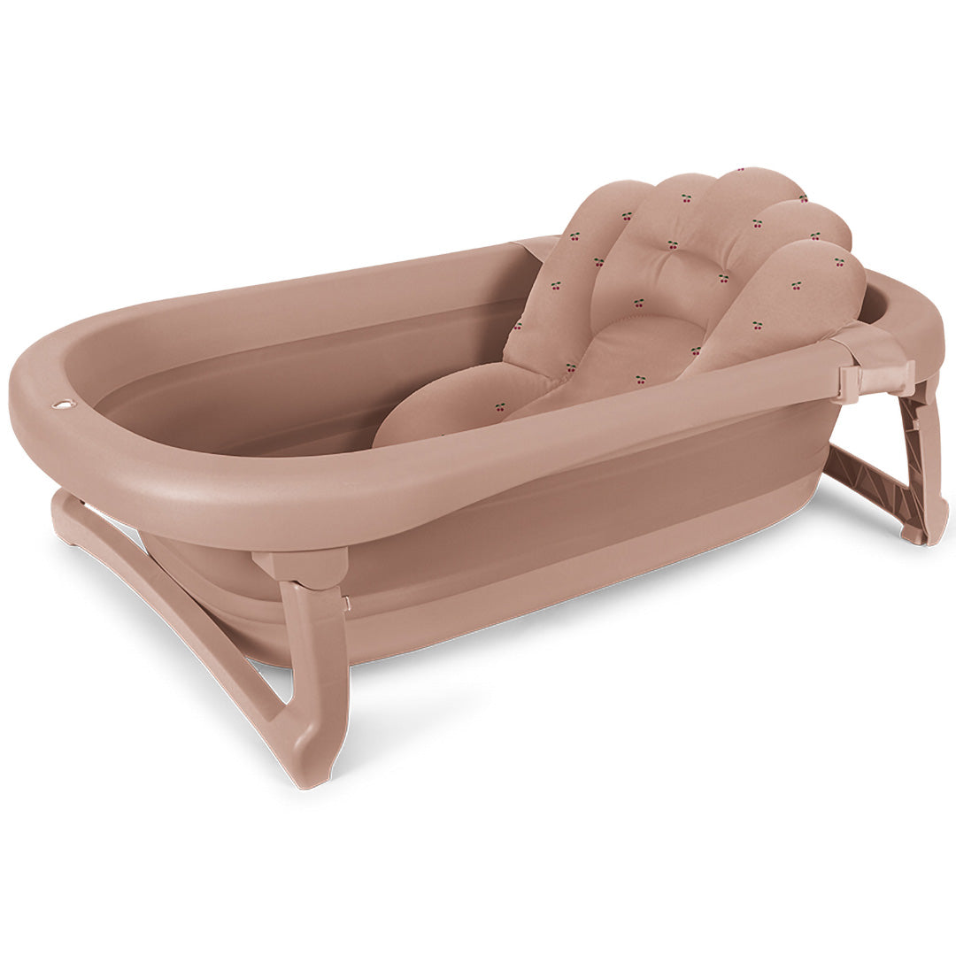 konge sløjd opvouwbaar babybadje met kussen - blush | KS104819 | 1