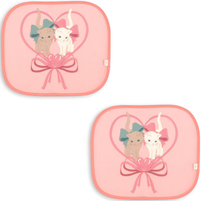 konges sløjd auto zonneschermen kitty bow - 2st | KS102363-KITTYBOW | 0