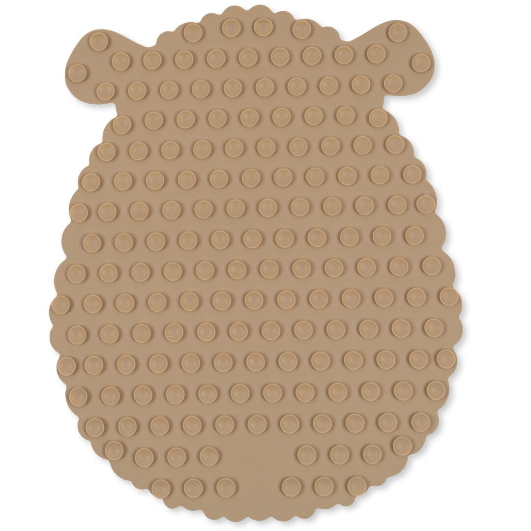konges sløjd badmat en badthermometer schaap - warm clay  | KS6101-WARM-CLAY | 1
