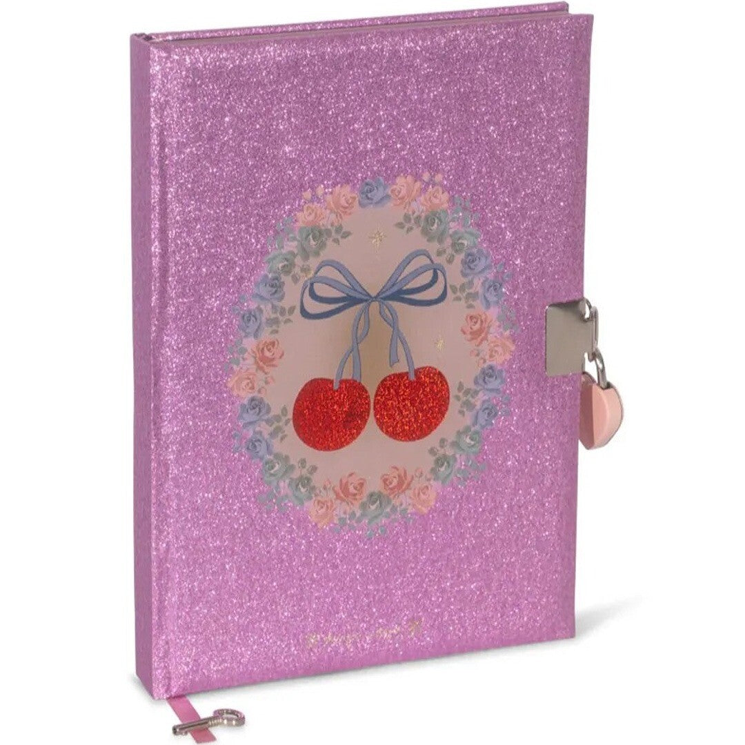 konges sløjd dagboek cherry glitter | KS102872 | 0