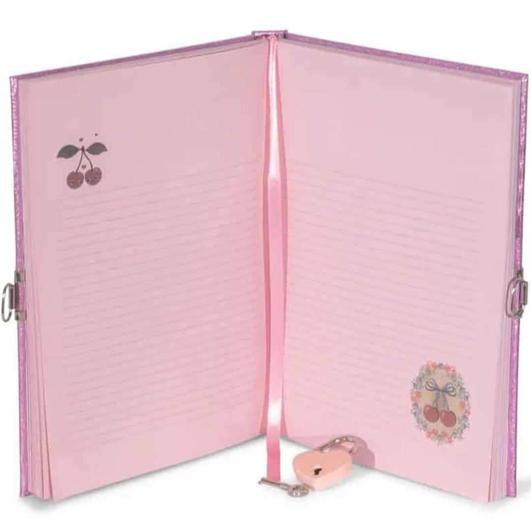 konges sløjd dagboek cherry glitter | KS102872 | 1