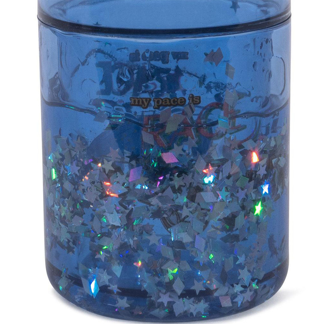 konges sløjd kinderbekers met glitter - blue mix - 4st | KS103196-BLUE | 1